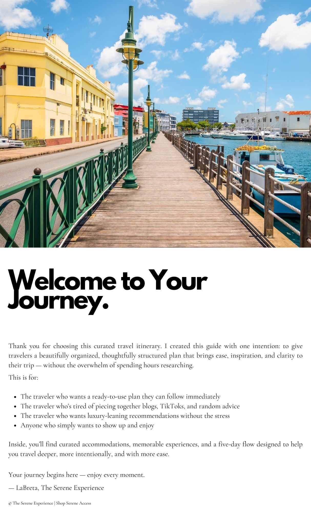 Barbados, Guide and  Itinerary + 5 Luxury Resort Options/Digital Download