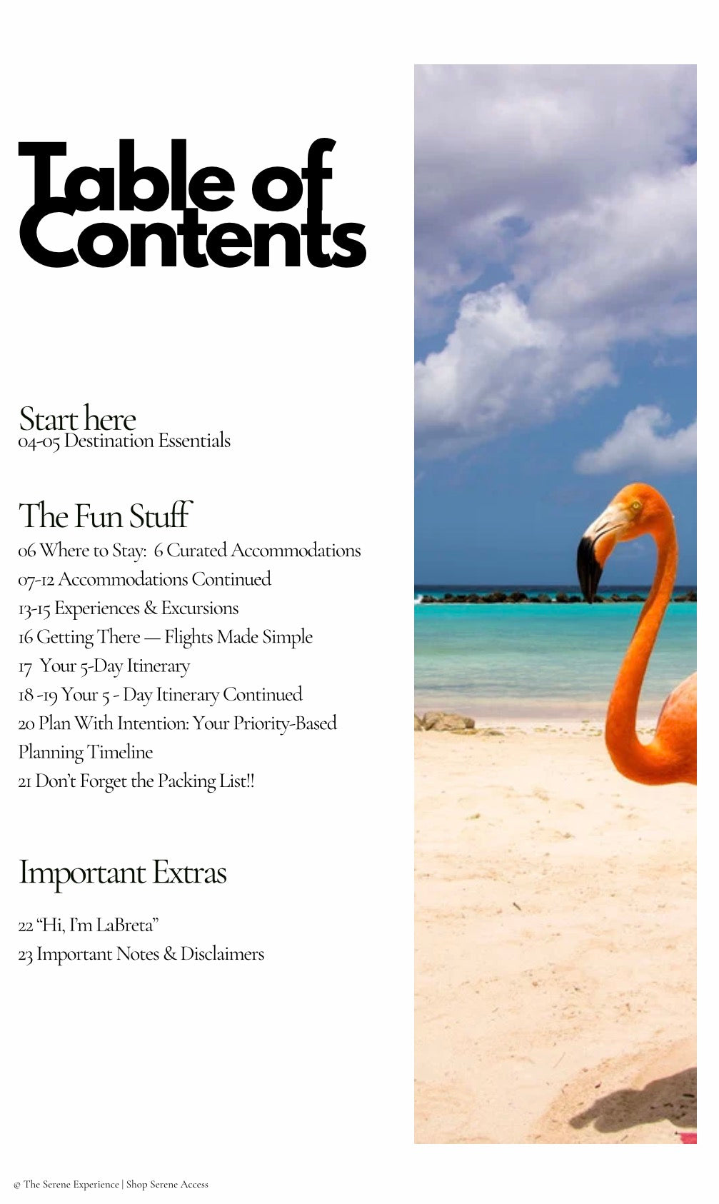 Aruba Travel Guide, Itinerary + 6 Accommodation Recommendations/Digital Download