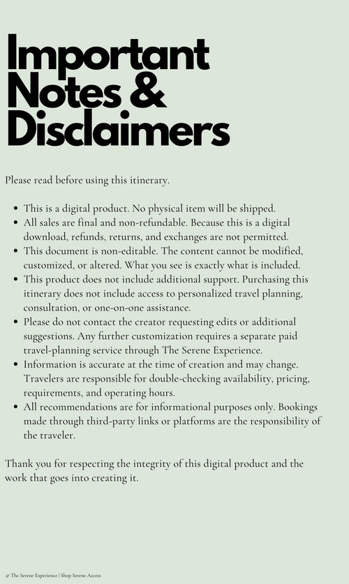 Aruba Travel Guide, Itinerary + 6 Accommodation Recommendations/Digital Download