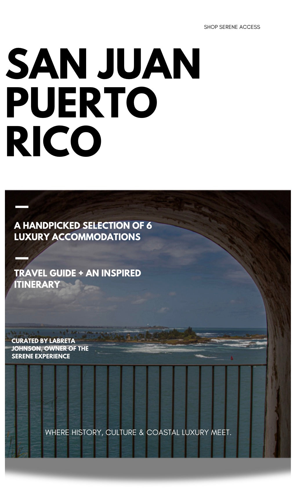 San Juan, Puerto Rico Travel Guide, Itinerary + 6 Accommodation Recommendations/ Digital Download