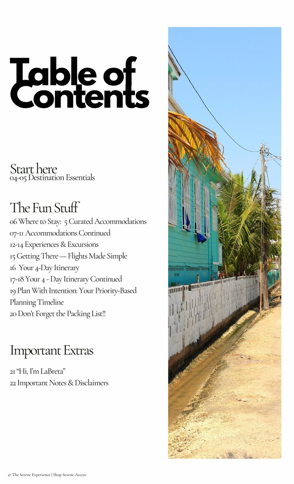 *NEW* Belize Travel Guide, Itinerary + 5 Accommodation Recommendations/Digital Download